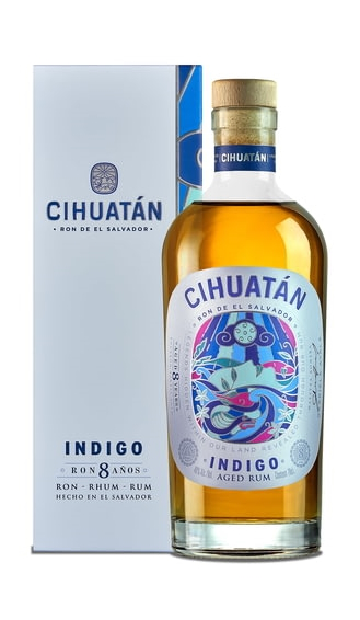 rhum salvador cihuatan indigo 8 ans bouteille et etui