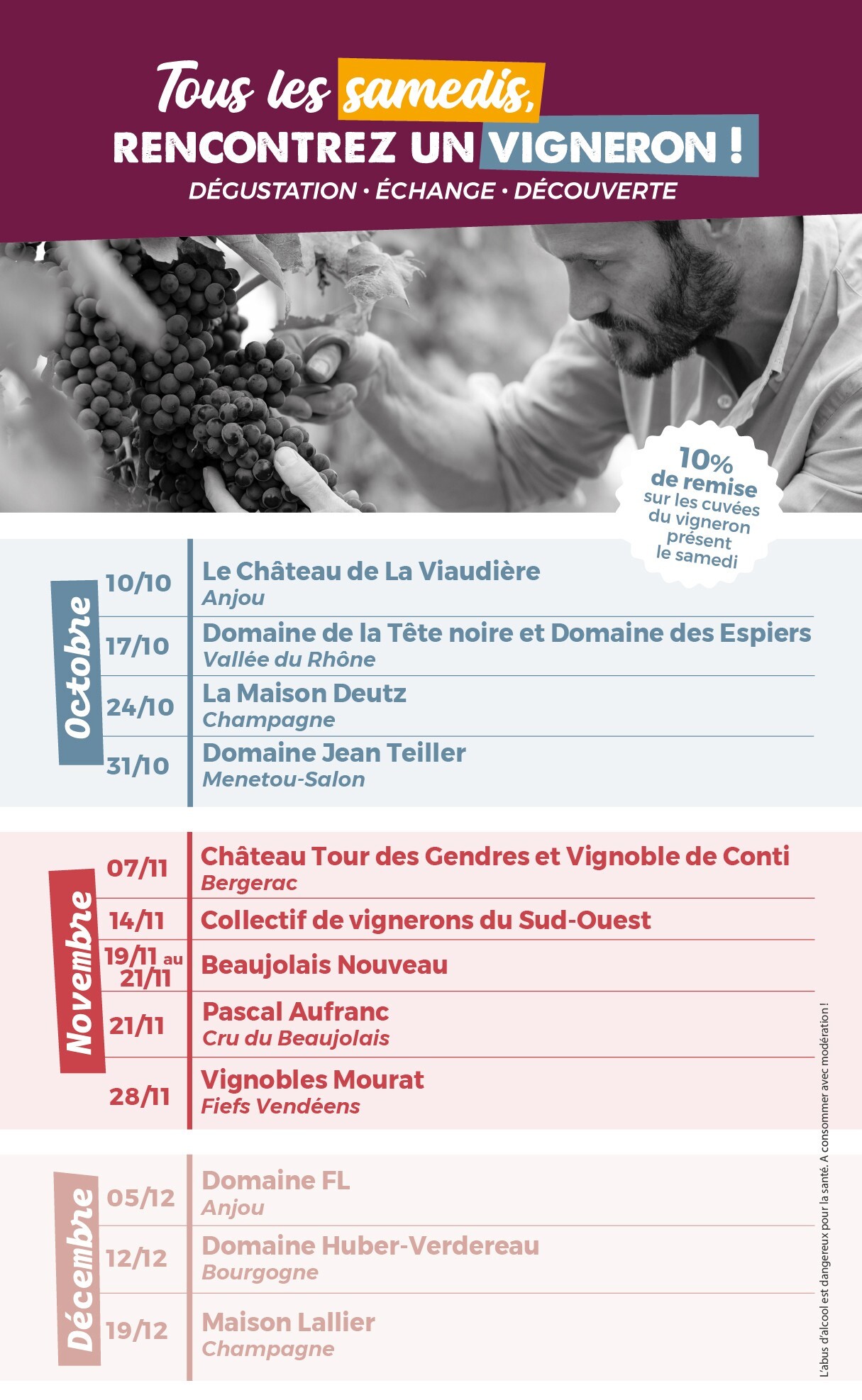 La Cave | Tous les samedis, rencontrez un vigneron ! La Cave | Tous les samedis, rencontrez un vigneron !