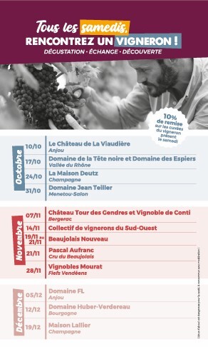 La Cave | Tous les samedis, rencontrez un vigneron !